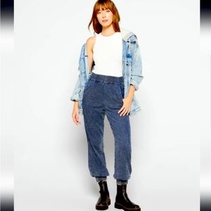 🦋 💫 All Saints Yara Denim High Rise Joggers